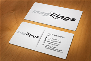Diseño de Tarjeta de Presentación por sohel18996 para magFlags GmbH | Diseño #6311286