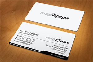 Business Card Design by sohel18996 for magFlags GmbH | Design: #6311387