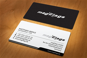 Business Card Design by sohel18996 for magFlags GmbH | Design: #6311388