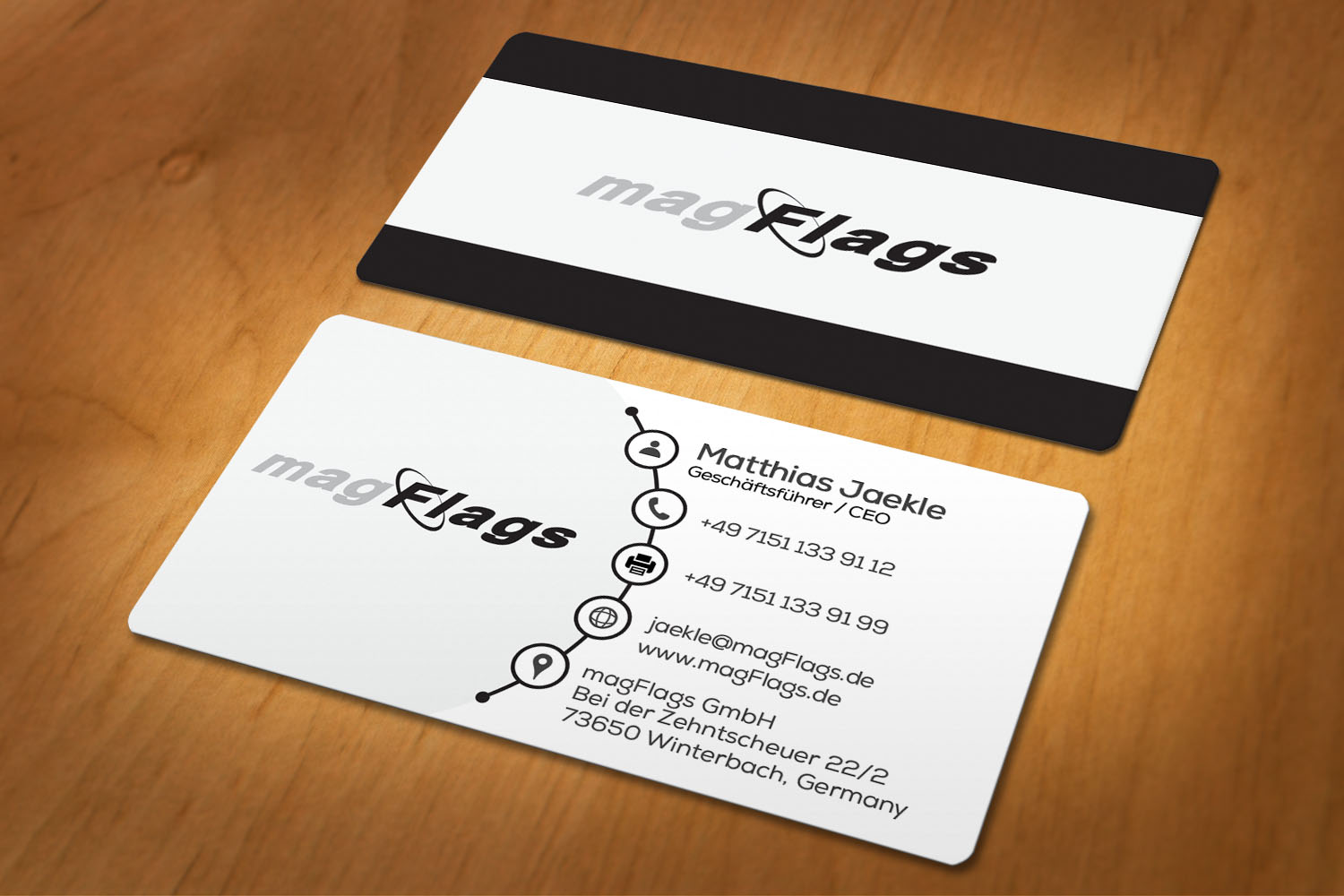 Business Card Design by sohel18996 for magFlags GmbH | Design #6311429