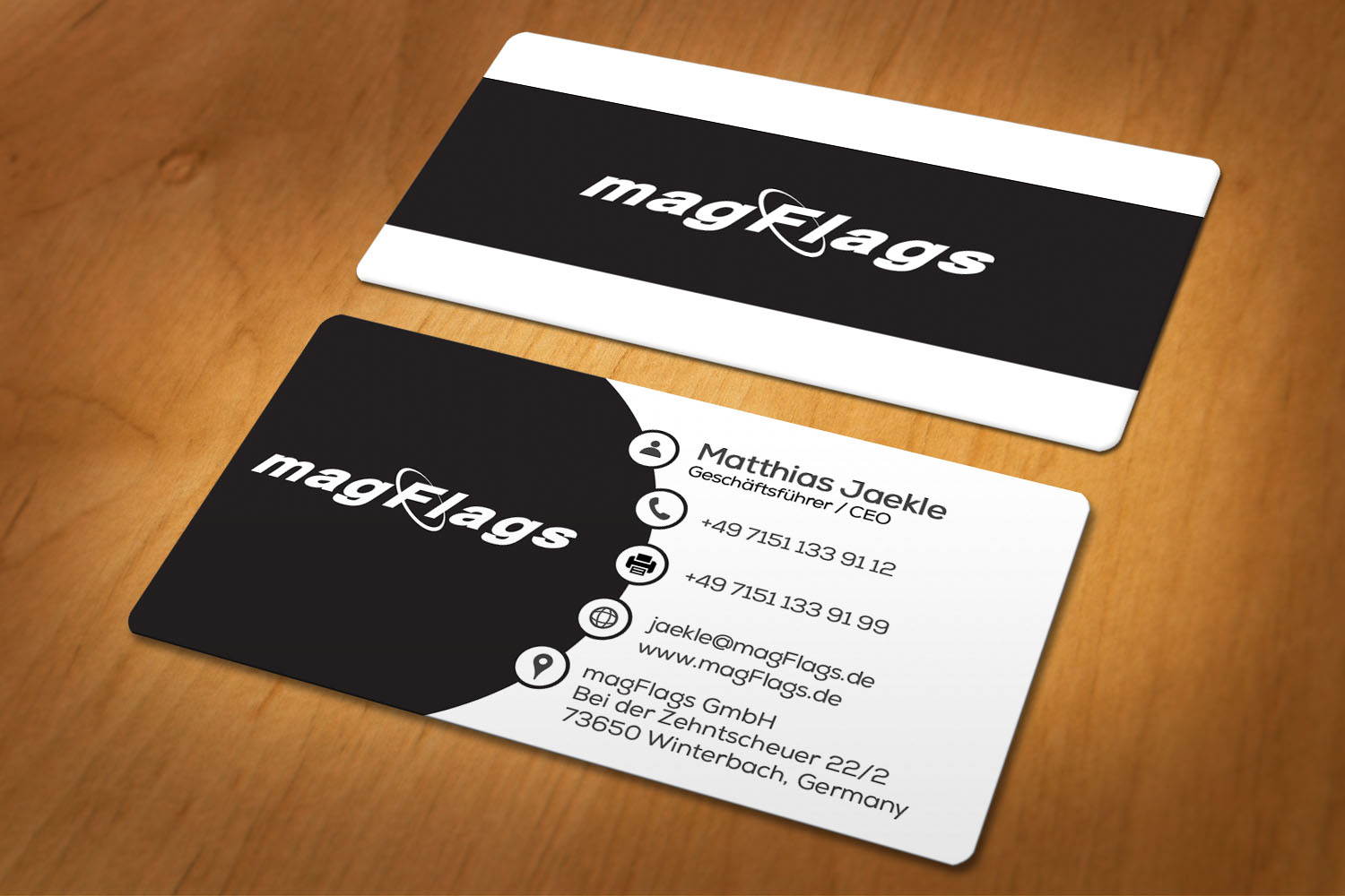 Business Card Design by sohel18996 for magFlags GmbH | Design #6311431