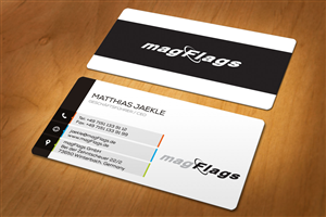 Business Card Design by sohel18996 for magFlags GmbH | Design: #6311457