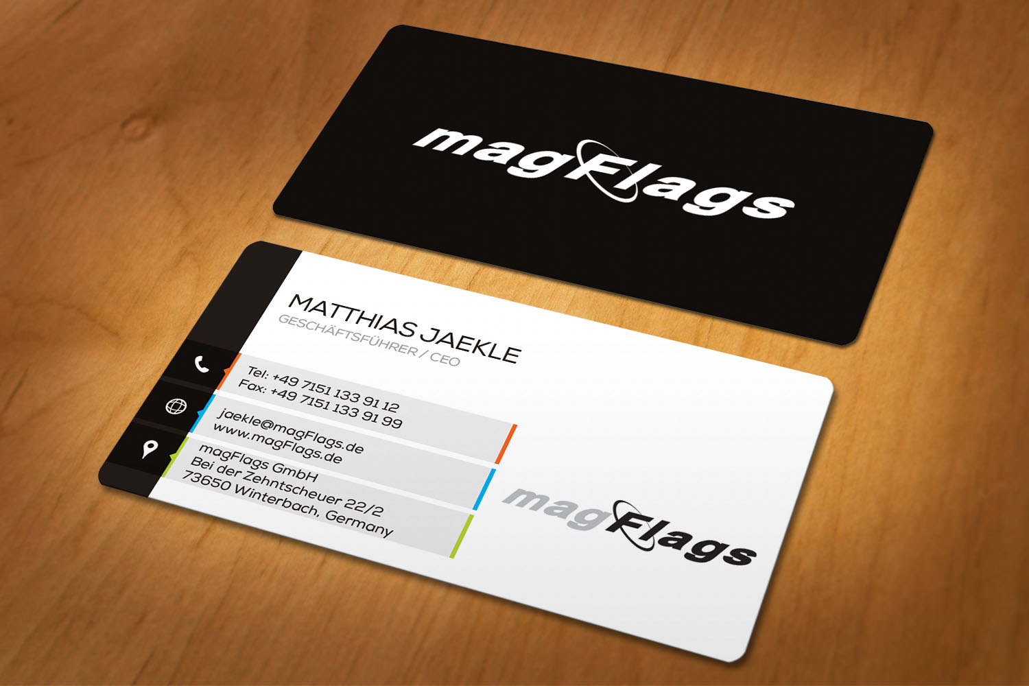 Business Card Design by sohel18996 for magFlags GmbH | Design #6311469