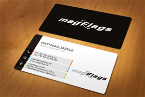 Business Card Design by sohel18996 for magFlags GmbH | Design: #6311469