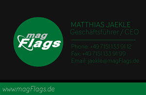 Business Card Design by Joshua Ede for magFlags GmbH | Design: #6266410