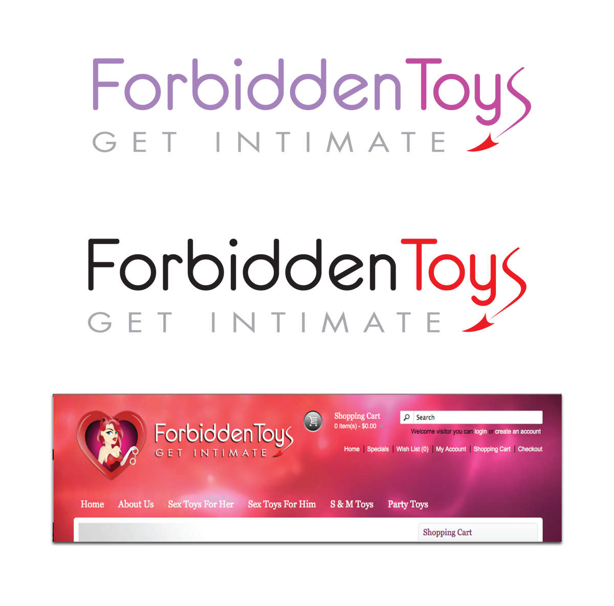 Logo Design by Halfull Media for Forbidden Toys | Design #1656588