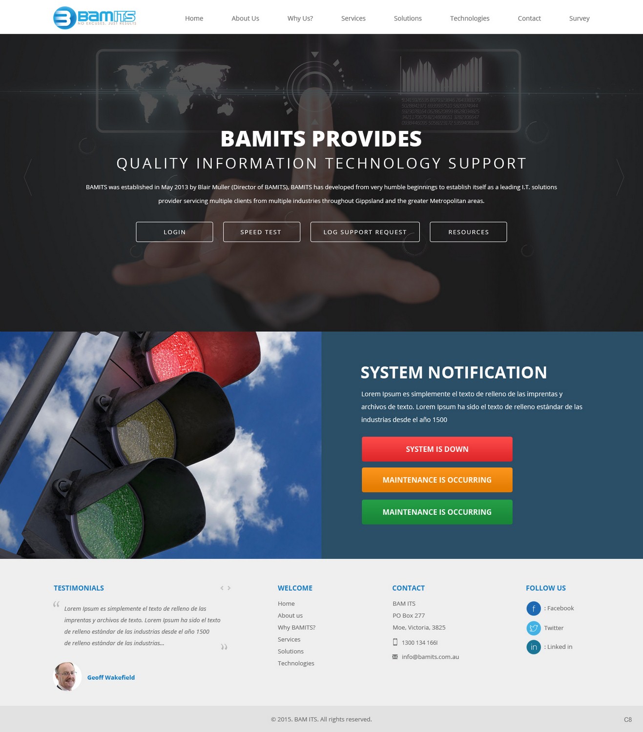 Web Design by pb for this project | Design #6219437