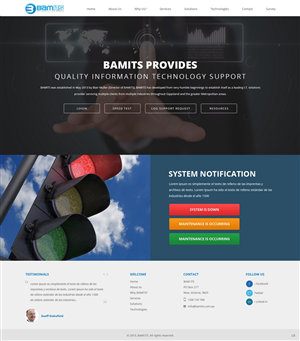 Web Design by pb for this project | Design: #6219437