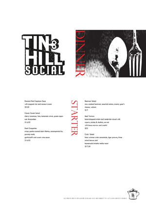 Graphic Design by Joo Yee Jenny Yeap for Tin Hill Social | Design: #6167538