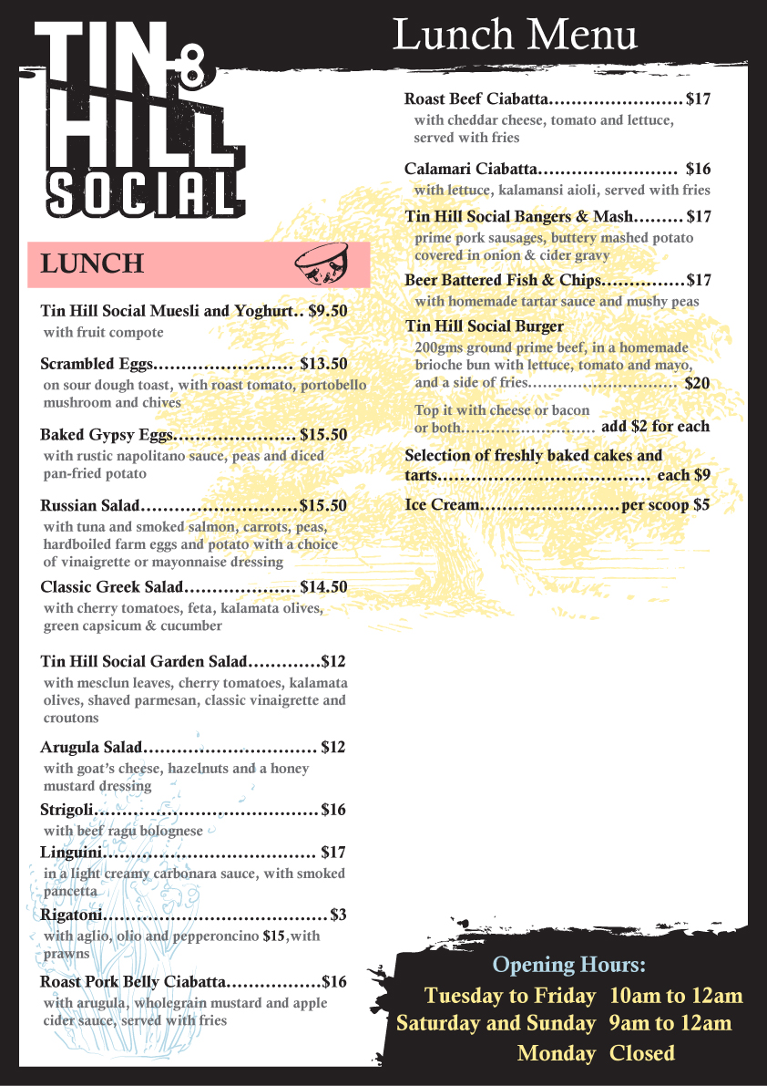 Graphic Design by Parul for Tin Hill Social | Design #6167709