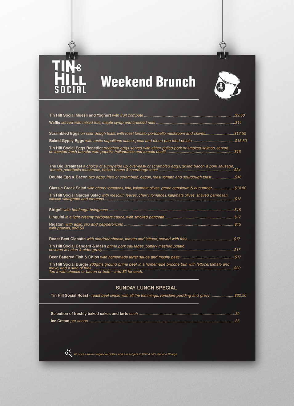 Graphic Design by Rodrigo Angeli for Tin Hill Social | Design #6150150