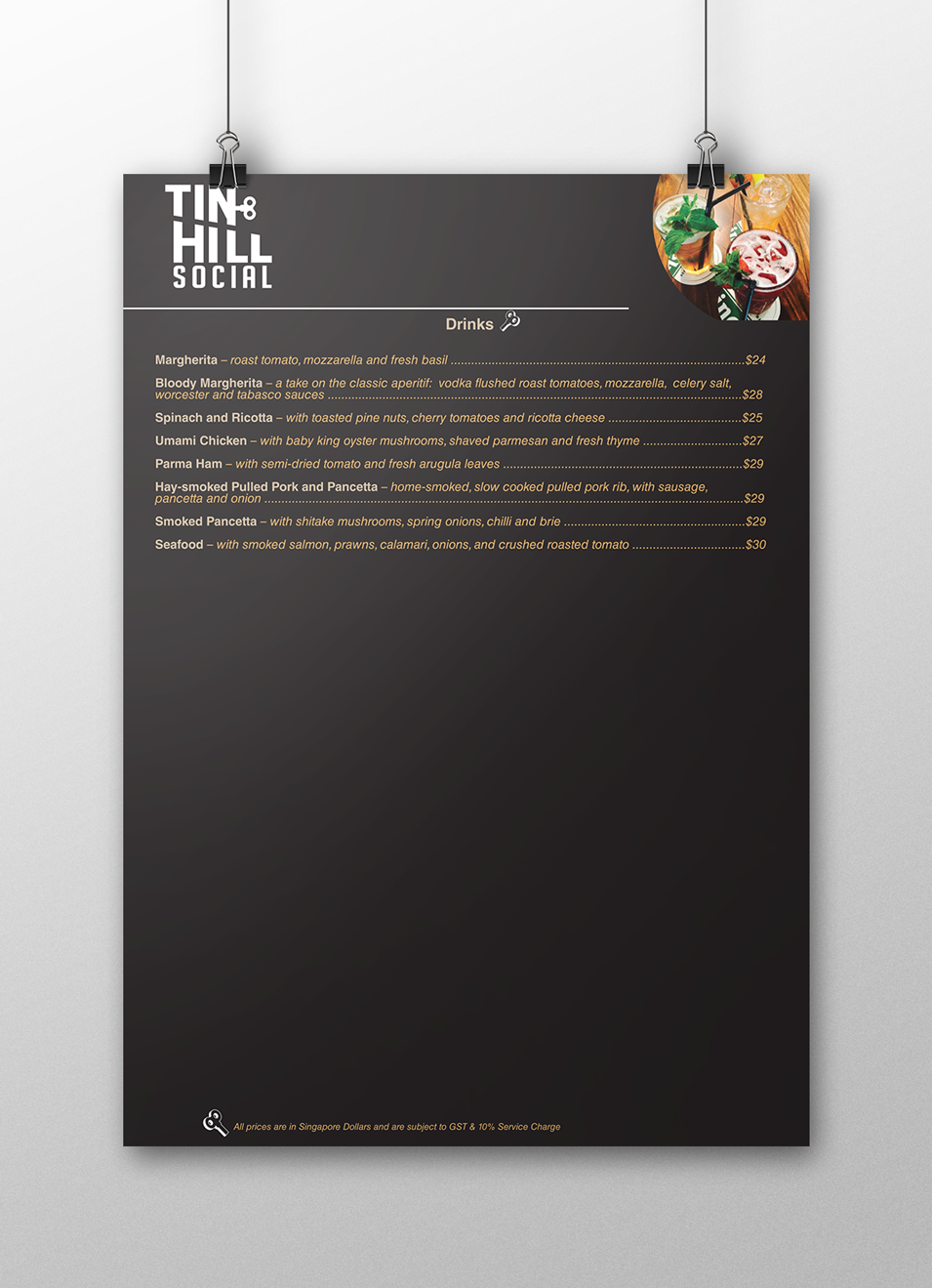 Graphic Design by Rodrigo Angeli for Tin Hill Social | Design #6150161