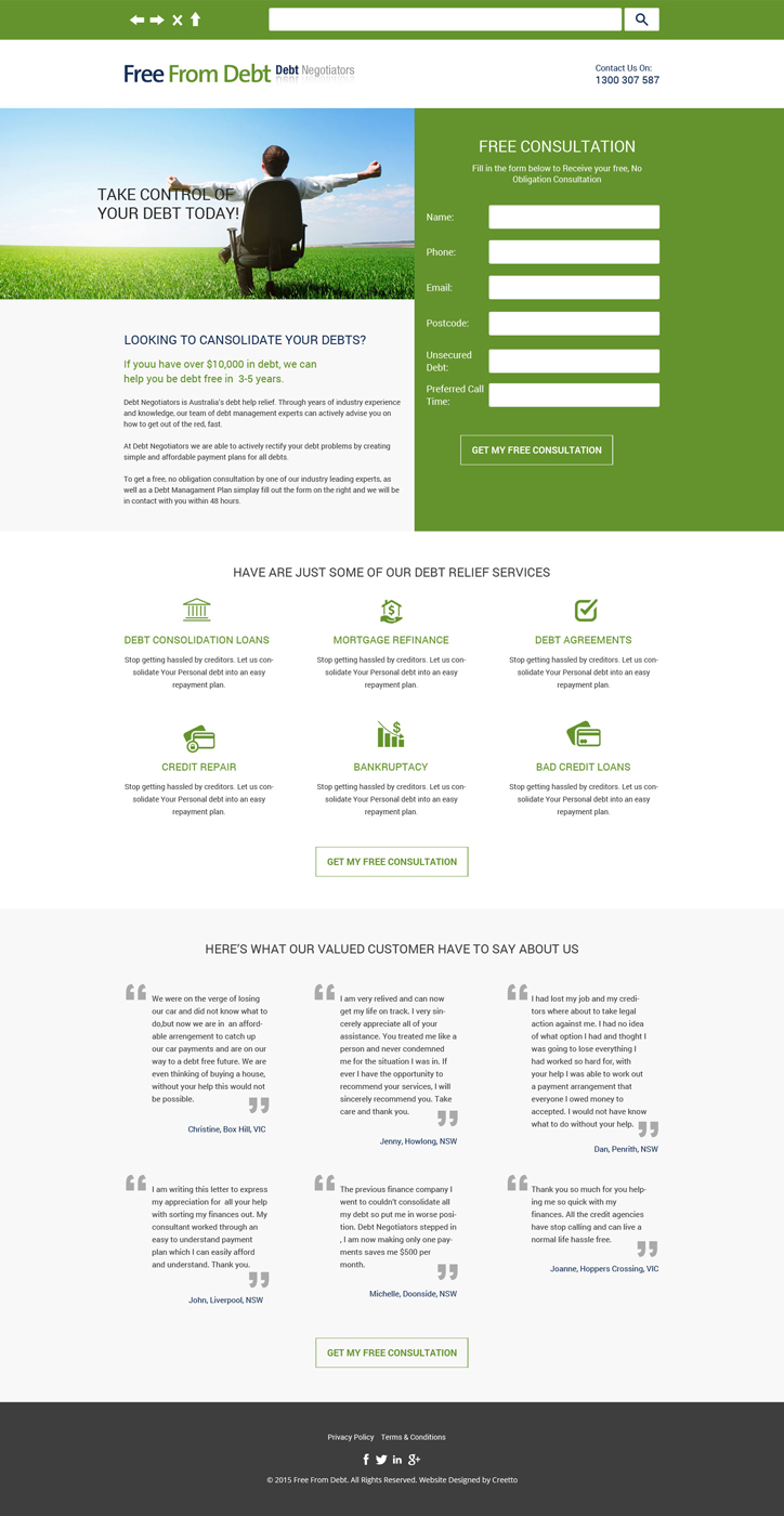 Landing Page-Design von KAMIL für Biz Wisdom | Design #6133504