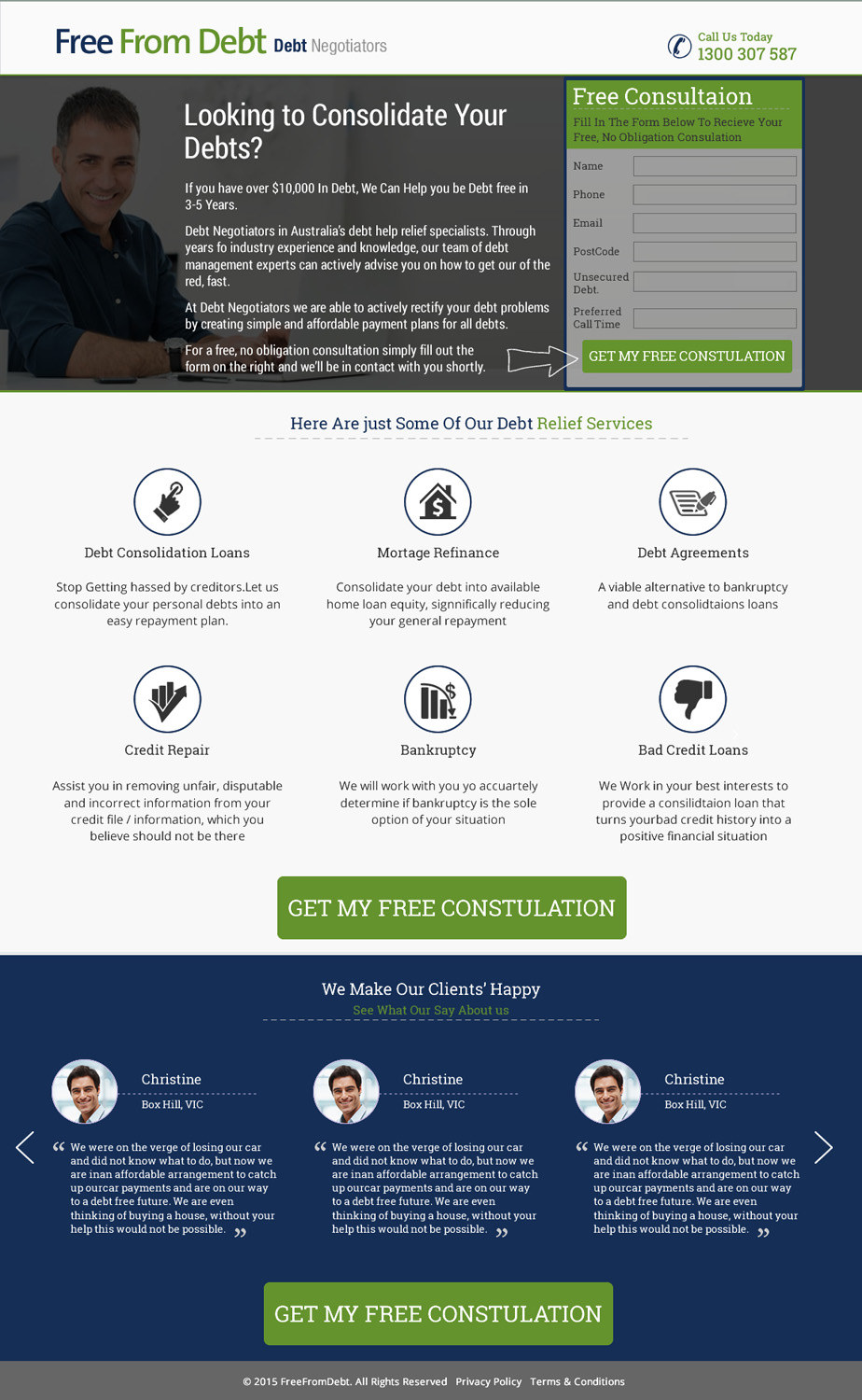 Landing Page Design by HarmiDesigning for Biz Wisdom | Design #6106173