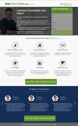 Landing Page Design by harmi_199 for Biz Wisdom | Design: #6106173