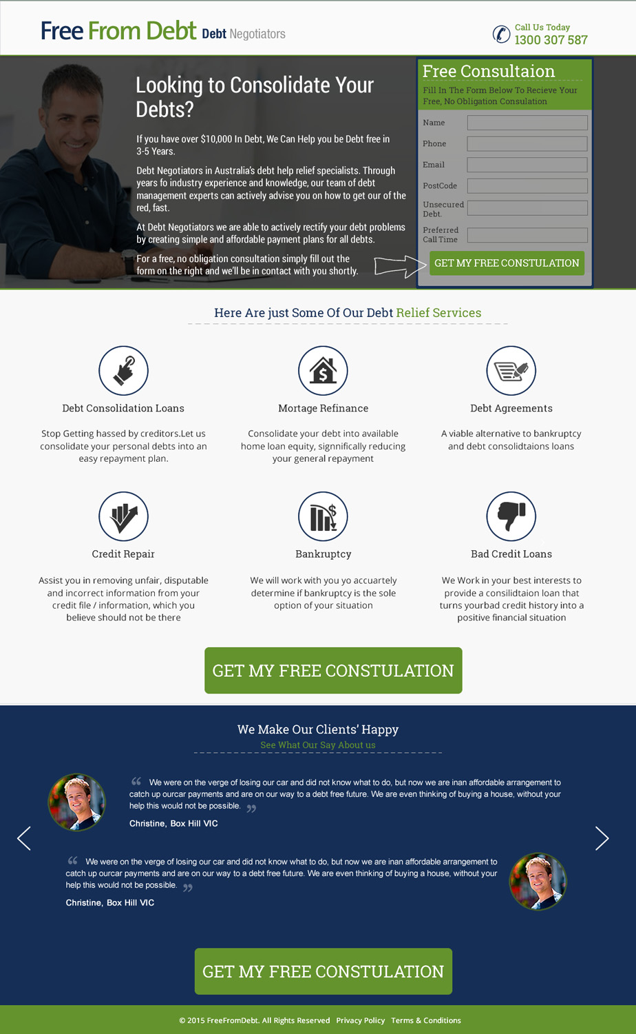 Landing Page Design by HarmiDesigning for Biz Wisdom | Design #6106180