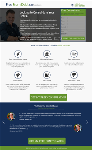 Landing Page Design by harmi_199 for Biz Wisdom | Design: #6106180
