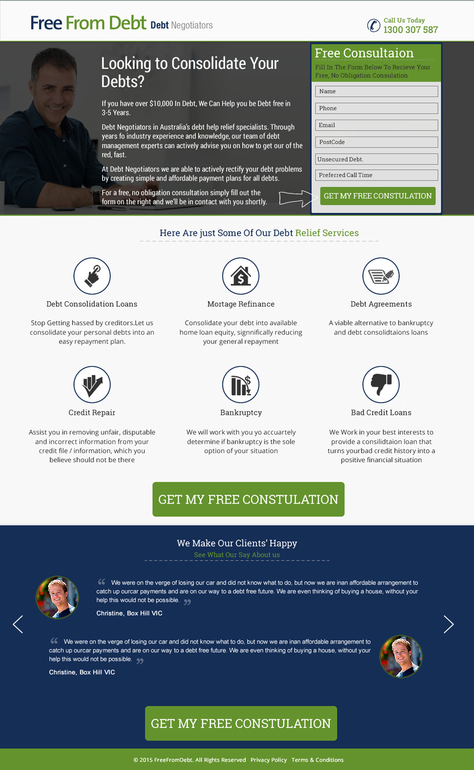 Landing Page Design by HarmiDesigning for Biz Wisdom | Design #6106184