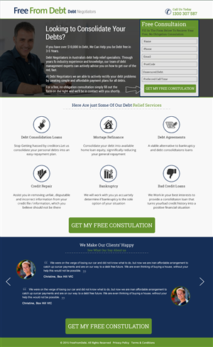 Landing Page Design by harmi_199 for Biz Wisdom | Design: #6106184