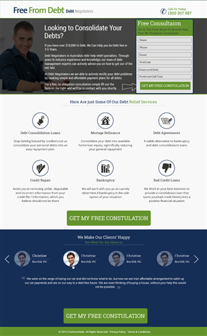 Landing Page Design by harmi_199 for Biz Wisdom | Design: #6107087