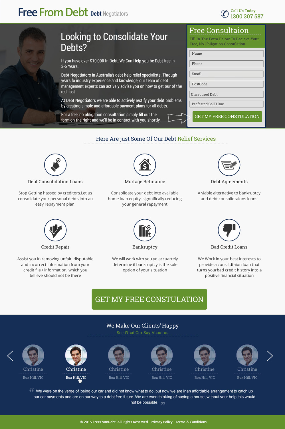 Landing Page Design by HarmiDesigning for Biz Wisdom | Design #6107099