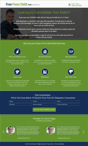 Landing Page Design by harmi_199 for Biz Wisdom | Design: #6116382