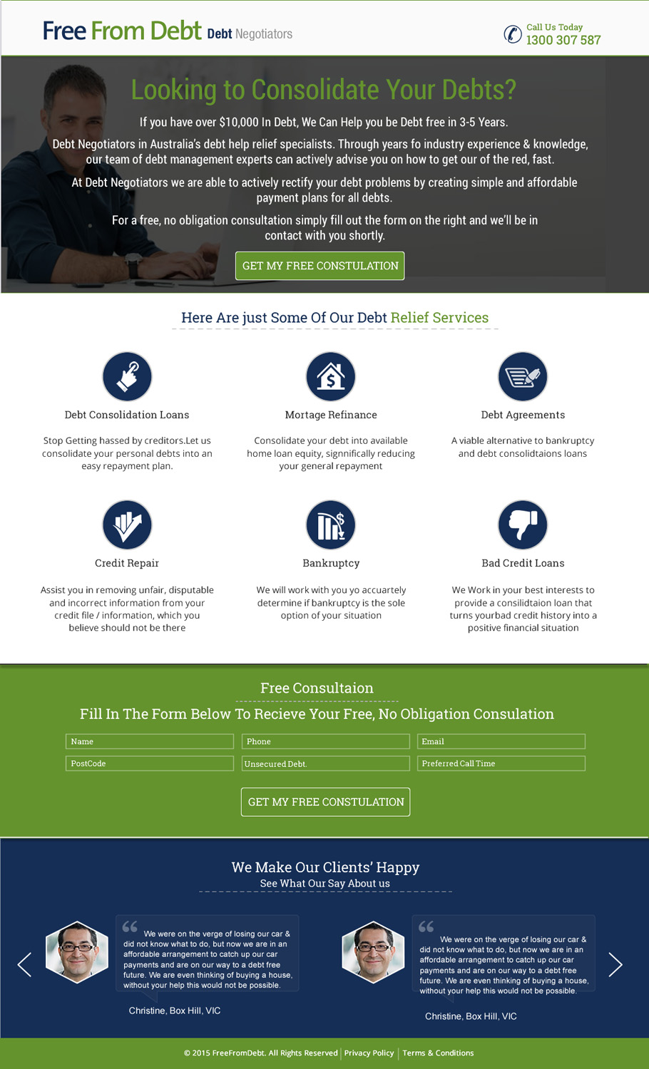 Landing Page Design by HarmiDesigning for Biz Wisdom | Design #6124190
