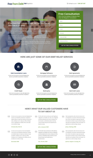 Landing Page-Design von pb für Biz Wisdom | Design: #6106641
