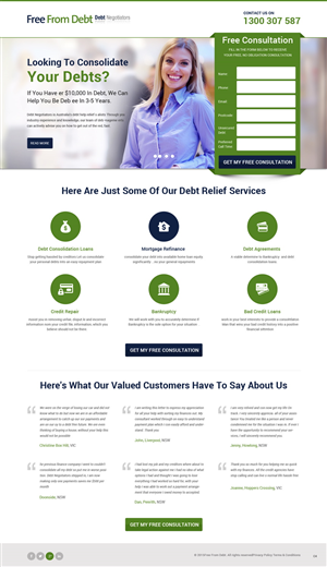 Landing Page-Design von pb für Biz Wisdom | Design: #6106659
