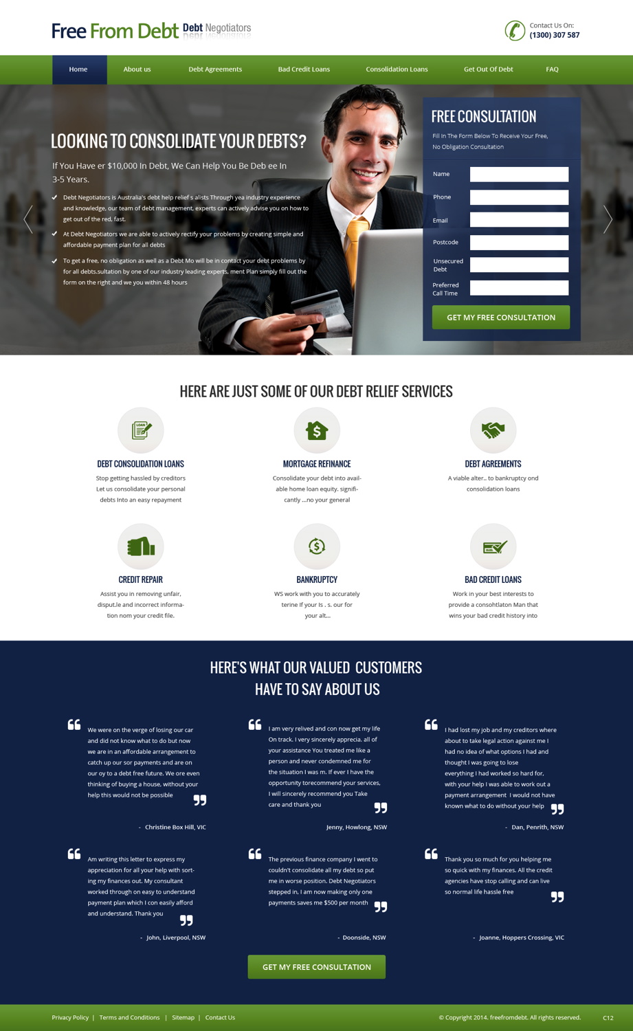 Landing Page Design by pb for Biz Wisdom | Design #6106660