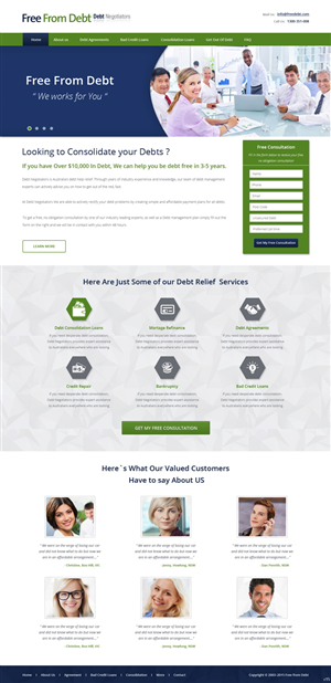 Landing Page-Design von pb für Biz Wisdom | Design: #6106679