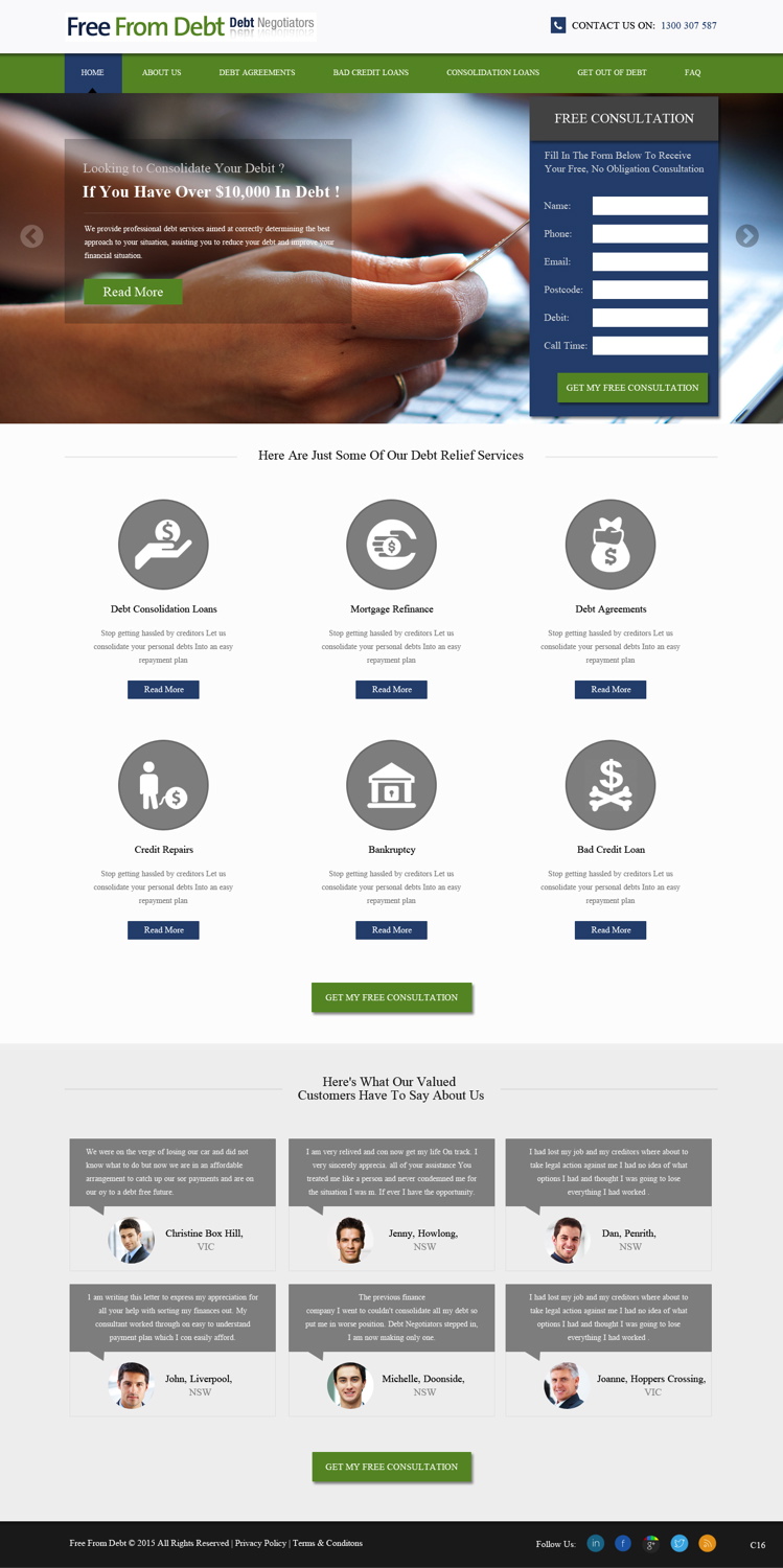 Landing Page Design by pb for Biz Wisdom | Design #6106685