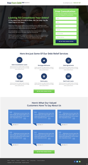 Landing Page-Design von pb für Biz Wisdom | Design #6106688