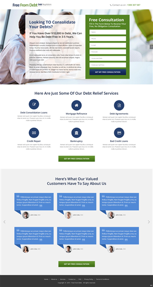 Landing Page-Design von pb für Biz Wisdom | Design: #6112148