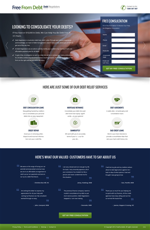 Landing Page-Design von pb für Biz Wisdom | Design: #6120362