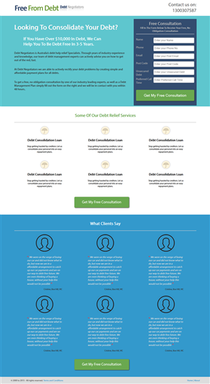 Landing Page Design by Jahid BD for Biz Wisdom | Design: #6088000