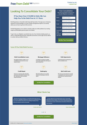 Landing Page Design by Jahid BD for Biz Wisdom | Design: #6107845