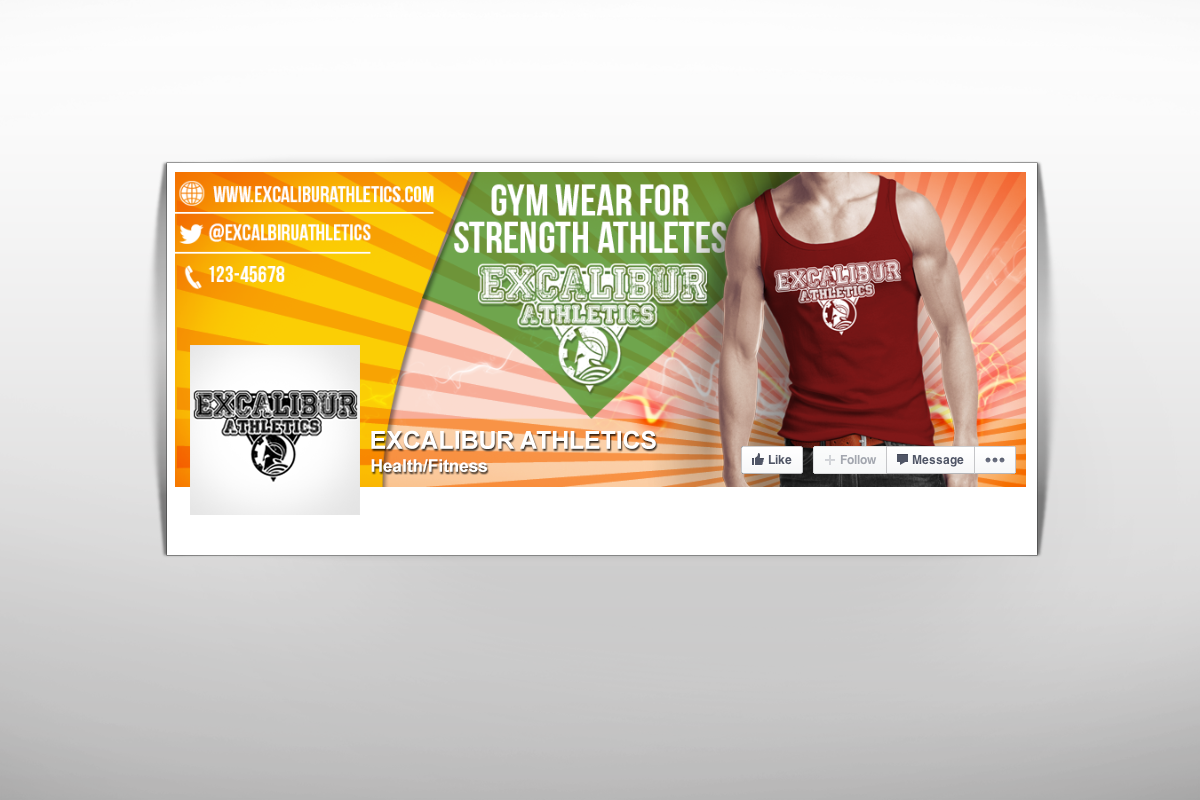 Facebook Design by Kanucka for Excalibur Athletics | Design #6127357
