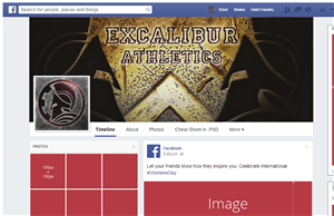 Facebook-Design von Thin Nik für Excalibur Athletics | Design: #6159498