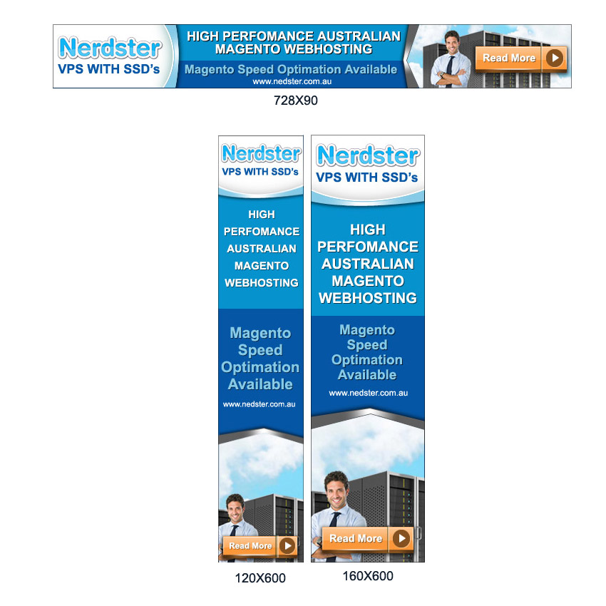 Banner Ad Design by DesignXyz for Nerdster | Design #6163346