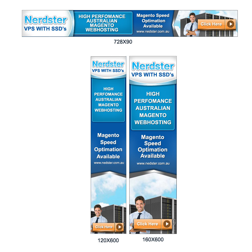 Banner Ad Design by DesignXyz for Nerdster | Design #6182144