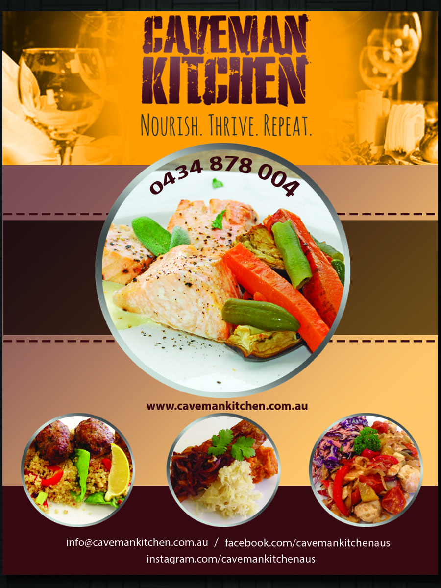 elegant playful kitchen flyer design for caveman kitchen pty ltd in australia design 6102437 - Caveman Kitchen elegant playful kitchen flyer design for caveman kitchen pty ltd in australia design 6102437 - Caveman Kitchen