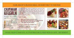 Flyer Design by Jo Hooper for Caveman Kitchen Pty Ltd | Design: #6129230