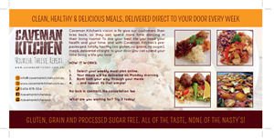 Flyer Design by Jo Hooper for Caveman Kitchen Pty Ltd | Design: #6162408