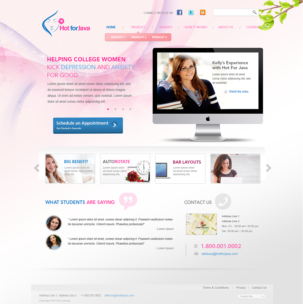 Web Design par Eric.Z pour ce projet | Design #1644723
