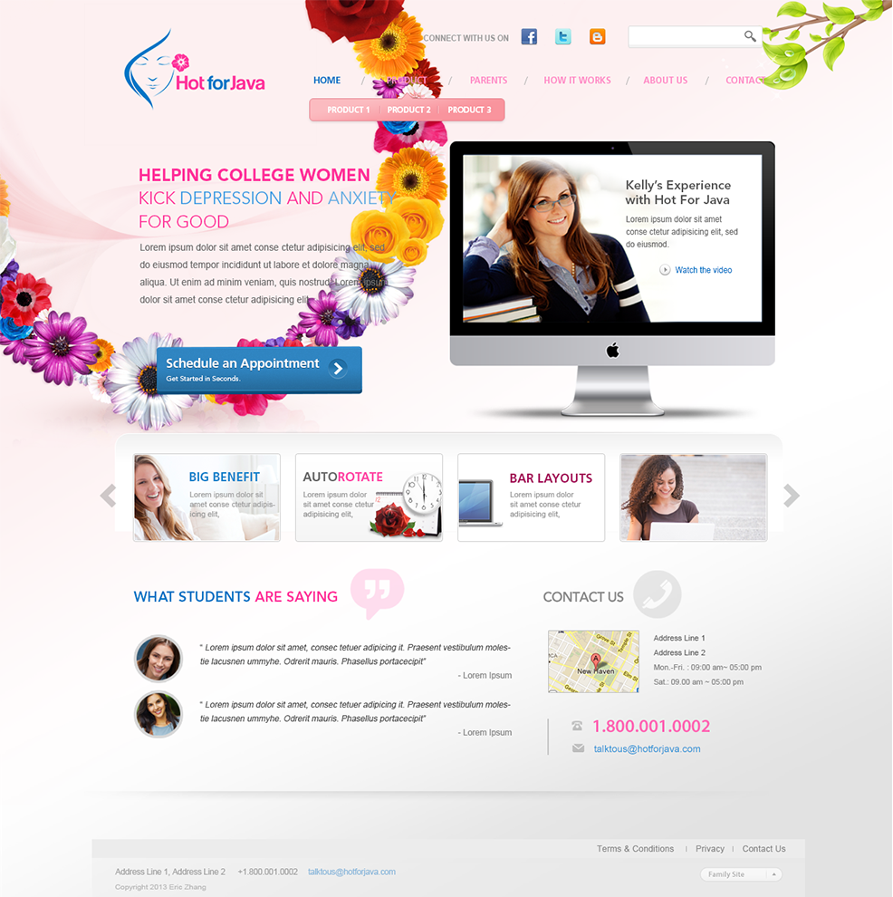 Web Design par Eric.Z pour ce projet | Design #1644724