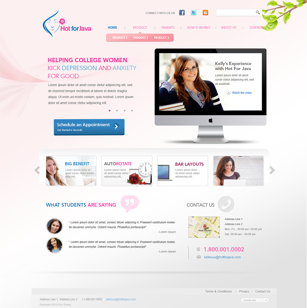 Web Design par Eric.Z pour ce projet | Design #1644726