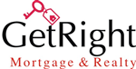 Logo Design by BrandOne for GetRight Mortgage & Realty | Design: #8776