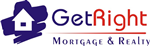 Logo Design by BrandOne for GetRight Mortgage & Realty | Design #8779