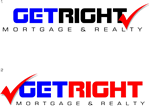 Logo Design by LUSH GRAPHIX for GetRight Mortgage & Realty | Design: #8858